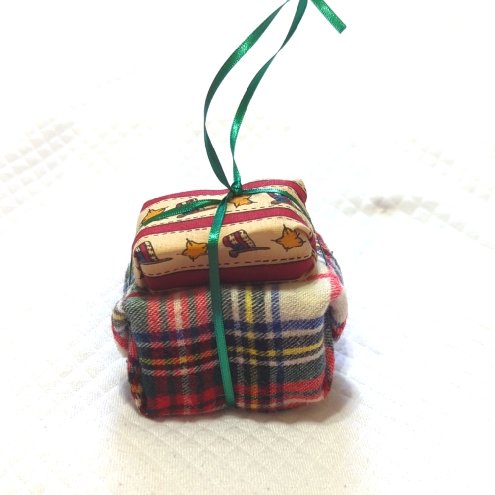 Christmas tree present ornament handmade hand crafted